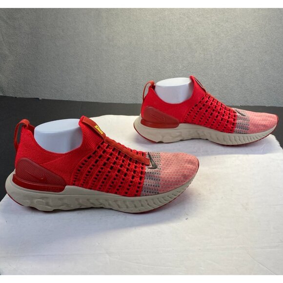 Nike Phantom React Flyknit Shoes Mens Size 10 Slip On Running DV2145-600 - Picture 2 of 15